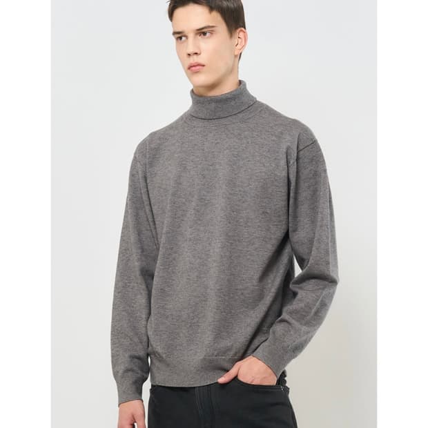 23FW 제너럴아이디어 베이직 터틀넥 풀오버