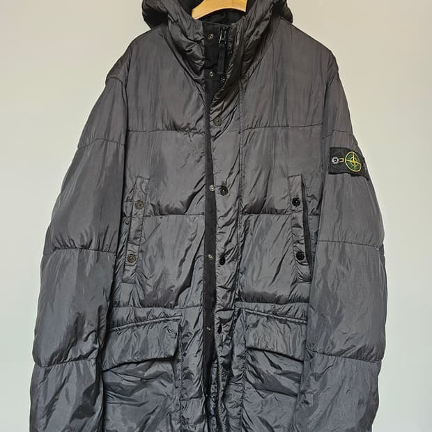 스톤아일랜드크링클랩스패딩