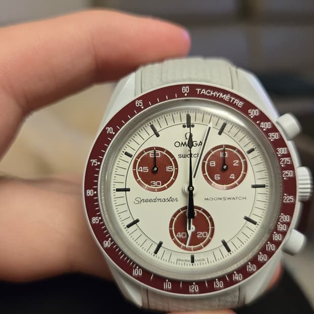 오메가 스와치 문스와치 플루토 