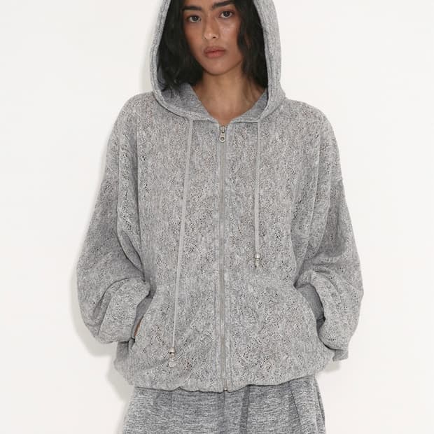 폴리수엠 LACE BOHEMIAN HOODIE