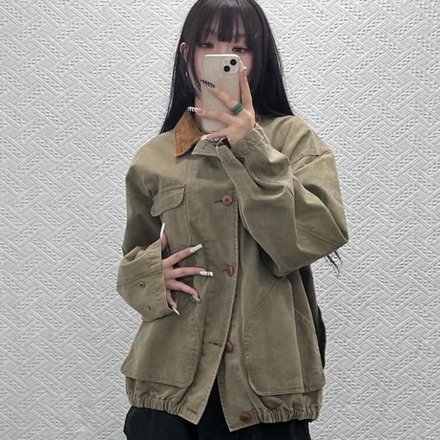 폴로 랄프로렌 90's 스포츠맨 오버핏 헌팅 워크 자켓 EL C10707