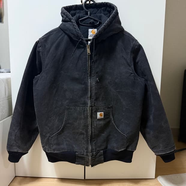 (M) 칼하트 후드 자켓 WJ130 BLK