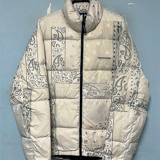 디스이즈네버댓 남자 푸퍼패딩 반다나 덕다운 95-100