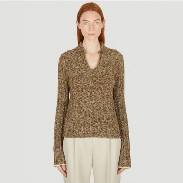 아크네 브라운 니트 M