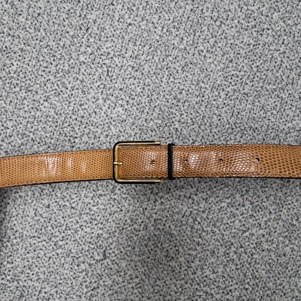 크리스찬디올 빈티지벨트 도마뱀가죽