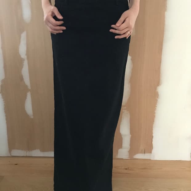 vintage black skirt (29inch)