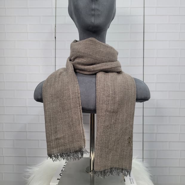 폴로랄프로렌 울 머플러 목도리 Made in Italy 남여공용 새상품급