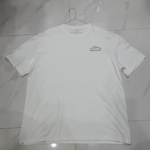 <만원빈티지> 빈티지 화이트 면 반팔티 4XL