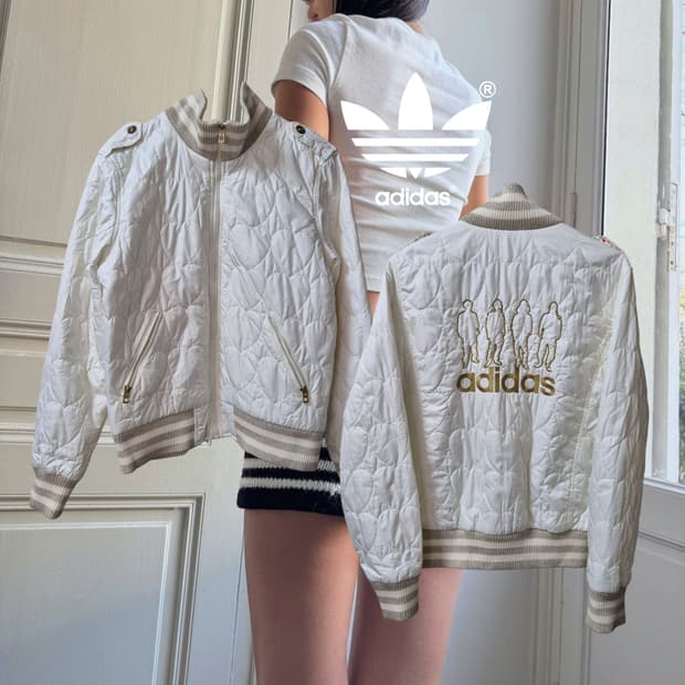 ADIDAS y2k off White ♡ padding