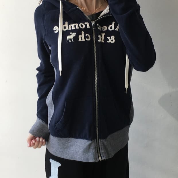 아베크롬비 양털 후드집업