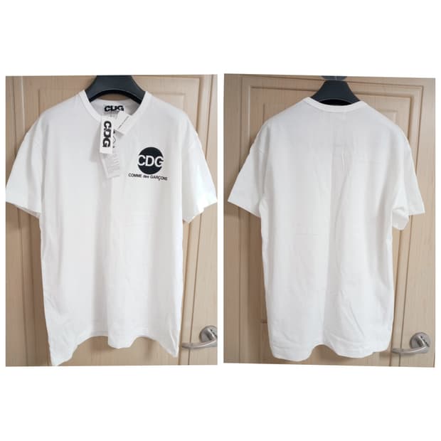 새제품 백화점 정품 꼼데가르송 CDG 반팔티 XXL