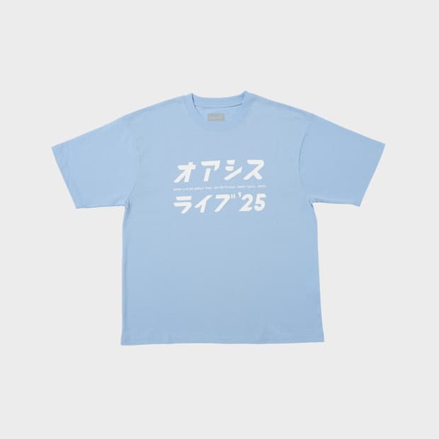 오피셜 오아시스 라이브 25 일본 한정판 티셔츠