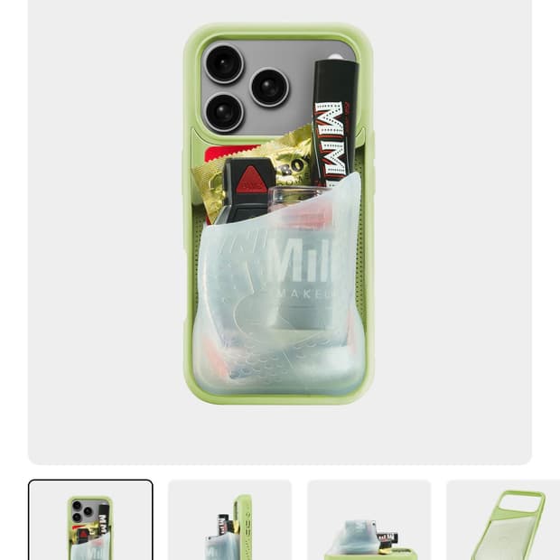 (새상품) 닌자랩스 아이폰 17 투명 케이스 세이지 말차