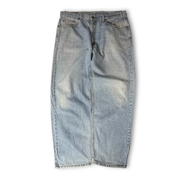(40) 리바이스 550 40X30 릴렉스드핏 연청 데님 팬츠