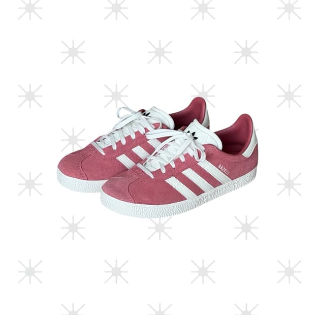 (adidas) 아디다스 가젤 키즈 스웨이드 로즈 핑크 / 235