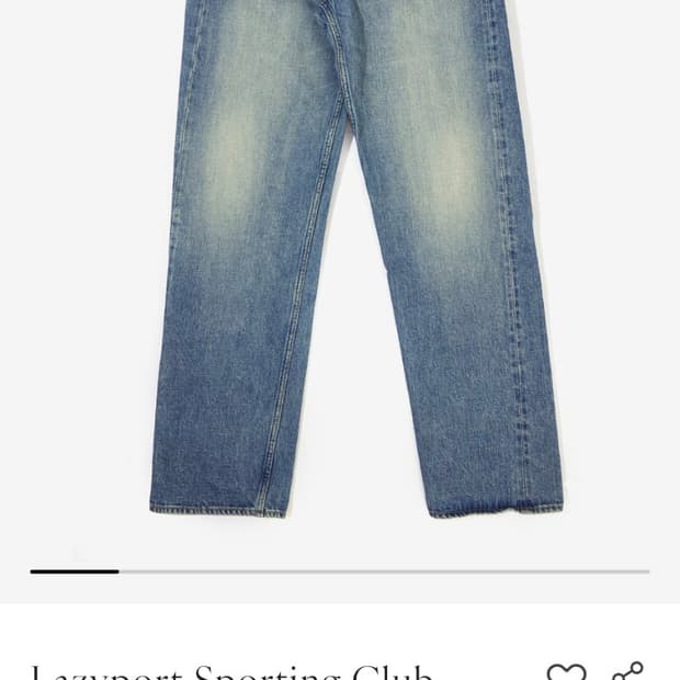LSC(LAZY SPORTING CLUB) 유즈드 데님