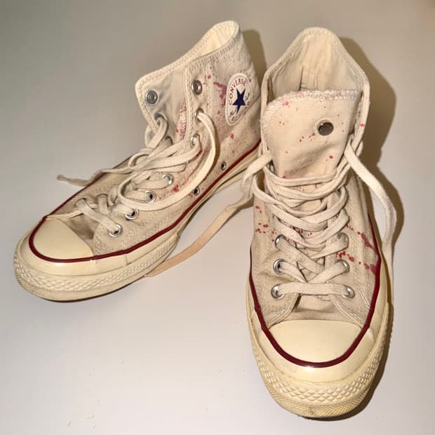 컨버스 척테일러 올스타 하이 페인트 스플래터 커스텀 260