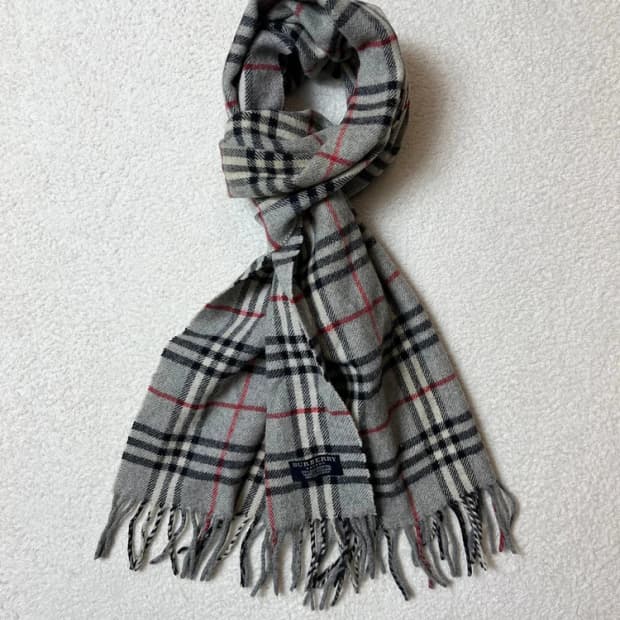 버버리 90's 램스울 노바체크 시그니처 목도리 A1668   