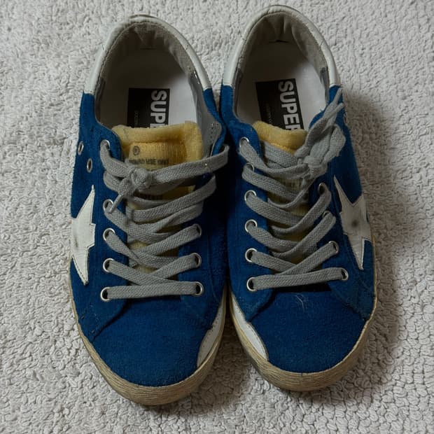 골든구스 golden goose 블루 스니커즈