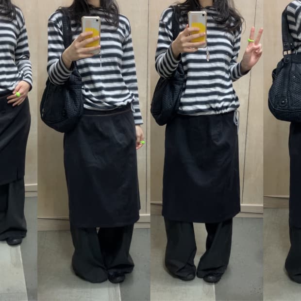 [직수입] 빈티지 스트라이프 후드티
