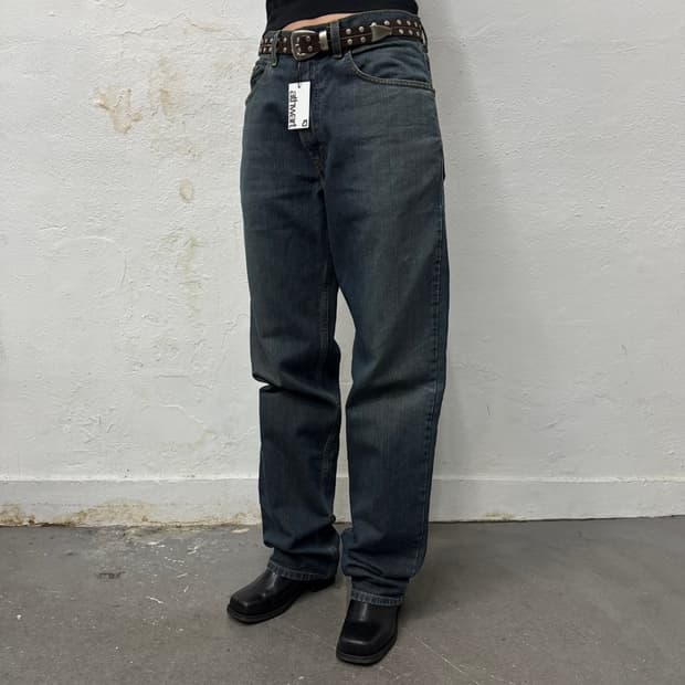 리바이스 550 Mexico factory 워시드 데님 스트레이트 팬츠