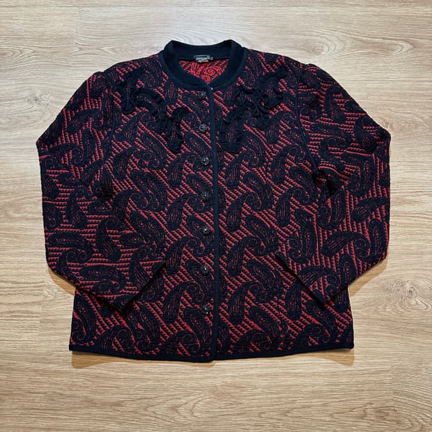 Awagolf 페이즐리 가디건