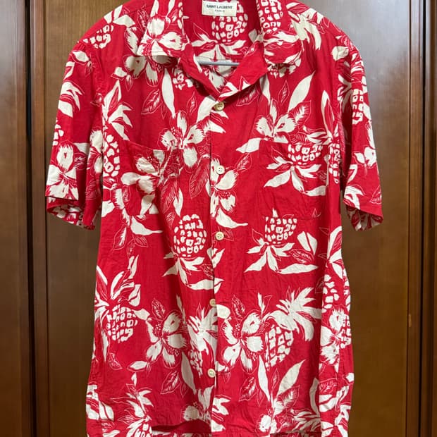 [38] 생로랑 하와이안셔츠