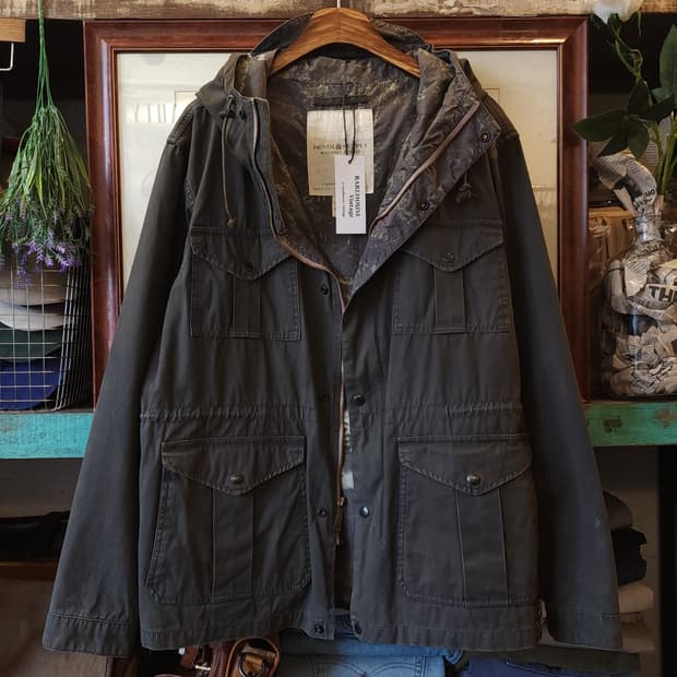 폴로 데님앤 서플라이 헌팅자켓 마운틴 파카 아트 프린팅 M