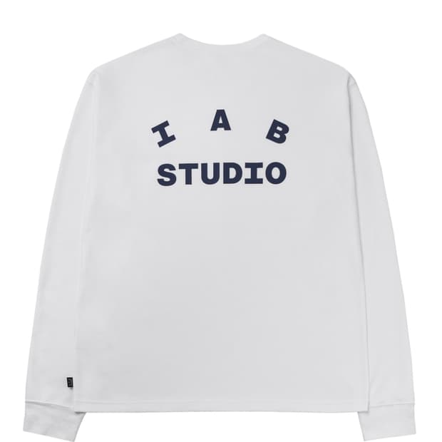 XL 아이앱 스튜디오 아이앱 롱슬리브 화이트