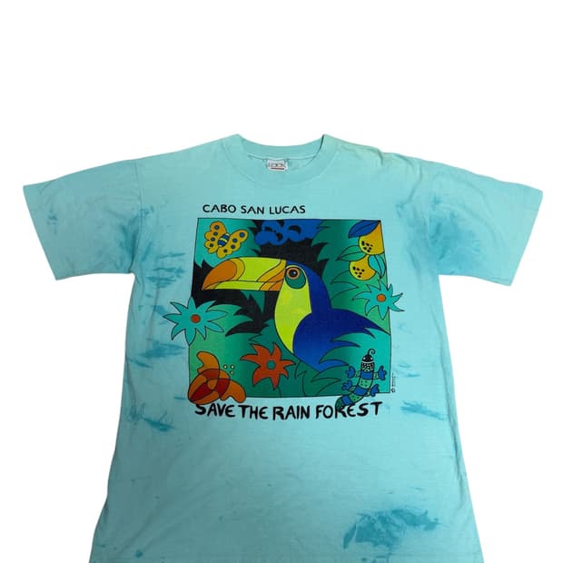 XL) 카보산루카스 Save the Rain Forest 티셔츠