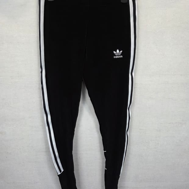 아디다스 벨벳 삼선 타이즈 s