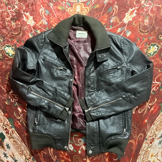 Urban research 가죽 자켓