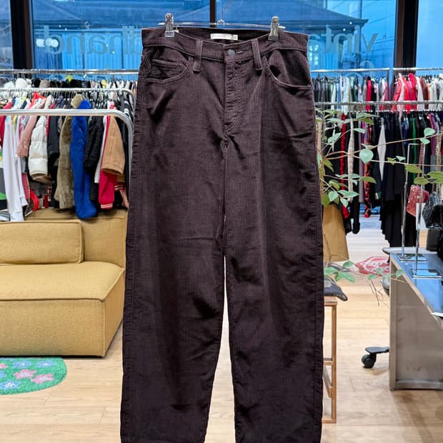 리바이스 브라운 코듀로이 베기 팬츠 