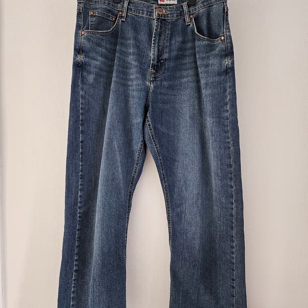 랭글러 부츠컷 데님 착샷있어요~