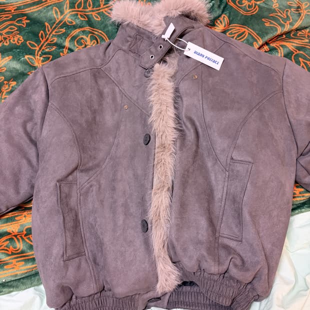 퍼 스웨이드 자켓