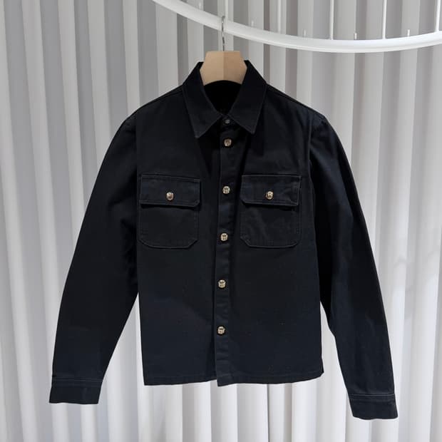 (S+/ M) / 크롬하츠 워크독 블랙 셔츠 자켓