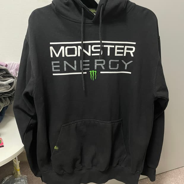 몬스터에너지 기모 후드티 M