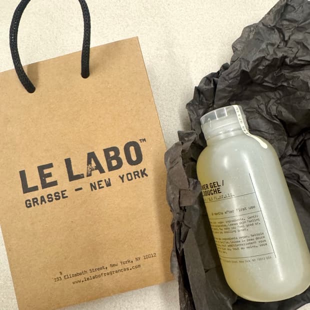 르라보 샤워젤 바질 250ml 쇼핑백 포장지 풀구성