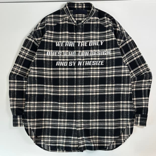 Juun.J 엠브로이더리 플란넬 셔츠(46)