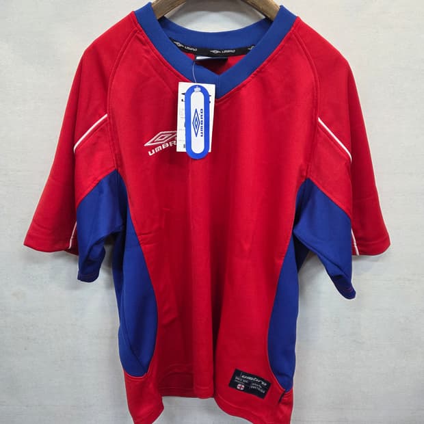 엄브로 브이넥 져지 반팔 L