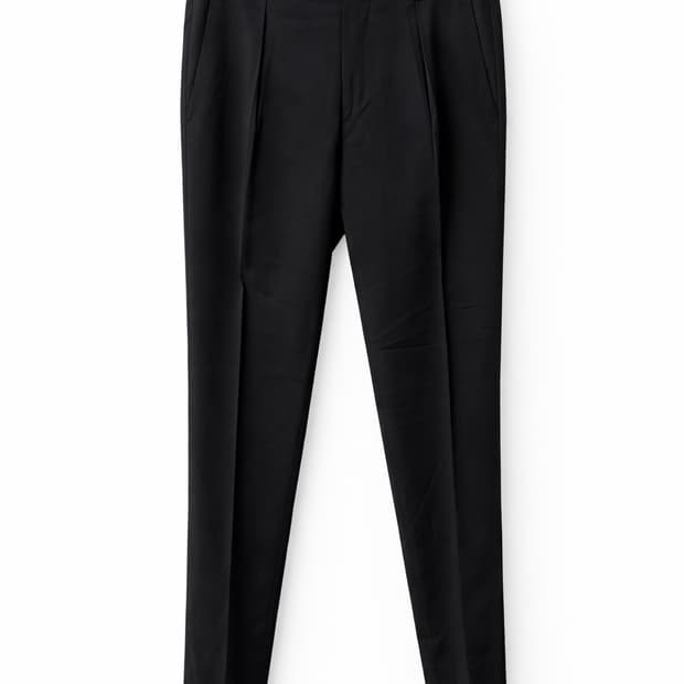 솔리드옴므 블랙 슬랙스 46