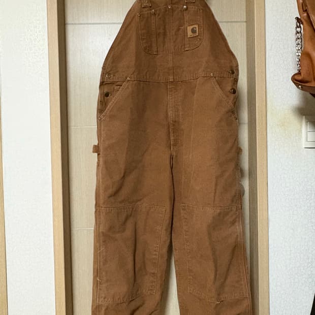 칼하트 더블니 오버롤