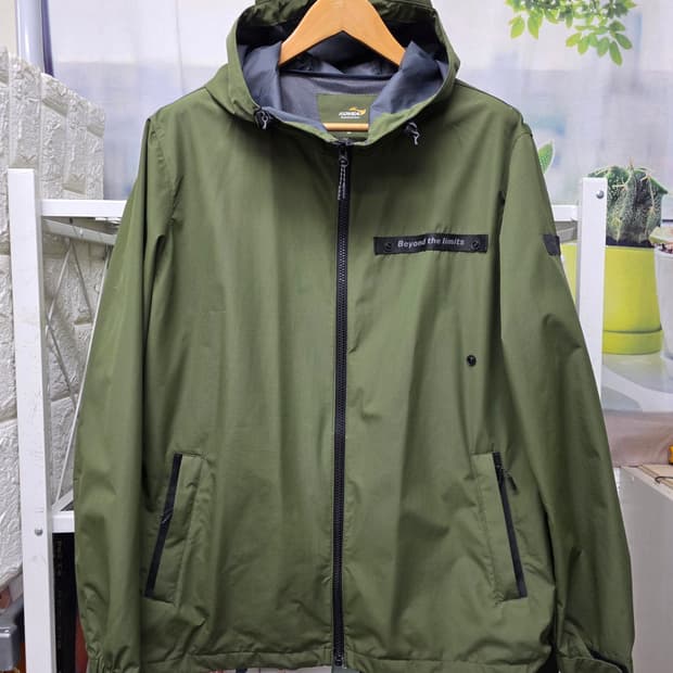 코베아 남성 방수 바람막이 105 카키 후드집업 아웃도어 레인자켓 MM5