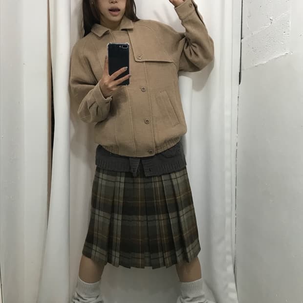 🧸 베이지 숏코트 코디 🧸