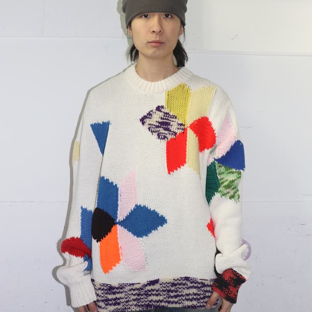 캘빈클레인 205W39NYC by 라프 시몬스 19SS 멀티 컬러 스웨터
