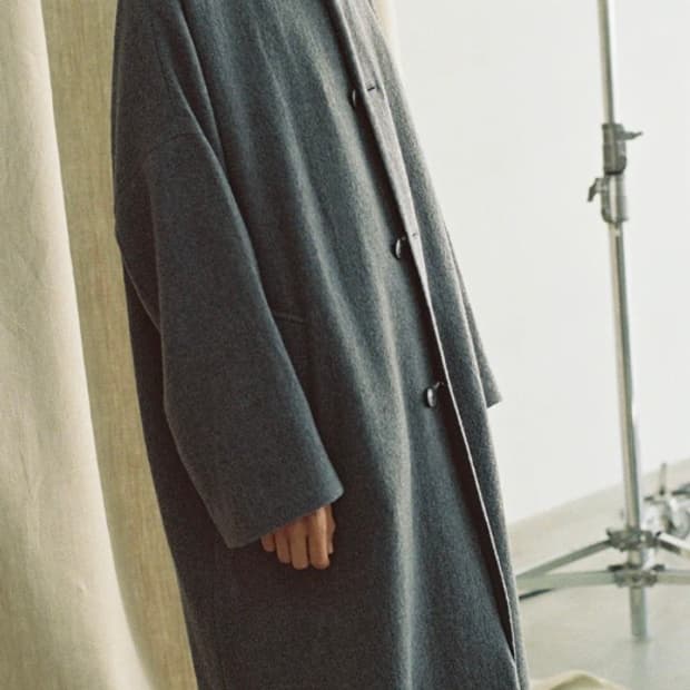YOKO SAKAMOTO 23AW Kasuri Overcoat