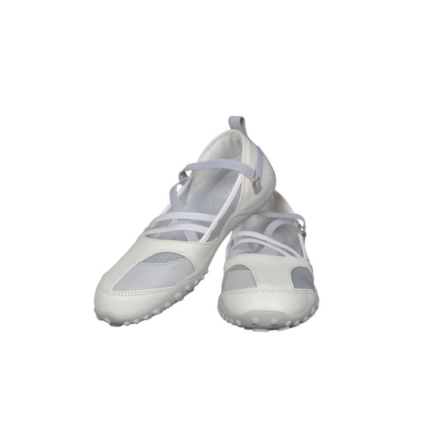 (구해요) Strap Embossed Toe Shoes / Ivory