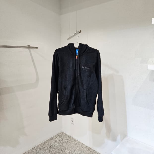 아디다스 빅로고 플리스 후드집업