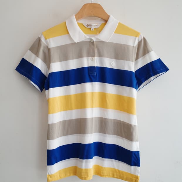 90s Christian Dior 디올 빈티지 폴로 티셔츠
