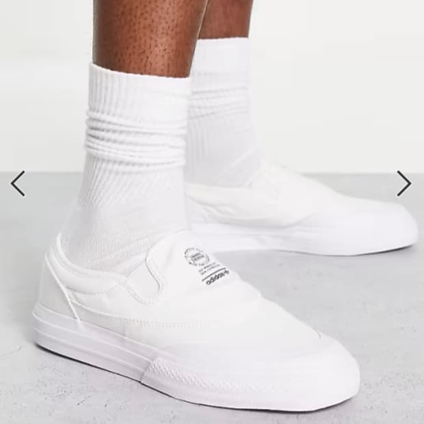 아디다스 니짜 슬립온 화이트 남성 새상품